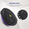 imageZELUS 25in Balance Ball  660lb Inflatable Half Exercise Ball Wobble Board Balance Trainer w Nonslip Base  Half Yoga Ball Strength Training Equipment w 2 Bands Pump Extra Ball IncludedPurple