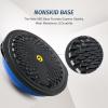 imageZELUS 25in Balance Ball  660lb Inflatable Half Exercise Ball Wobble Board Balance Trainer w Nonslip Base  Half Yoga Ball Strength Training Equipment w 2 Bands Pump Extra Ball IncludedBlue