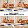 imageZELUS 8 Folding Gymnastics Balance Beam Floor Balance Beam wCarry Handles AntiSlip Base for Kids Beginners ampamp Professional GymnastsBlue