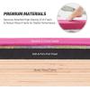 imageZELUS 8 Folding Gymnastics Balance Beam Floor Balance Beam wCarry Handles AntiSlip Base for Kids Beginners ampamp Professional GymnastsPink