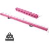 imageZELUS 8 Folding Gymnastics Balance Beam Floor Balance Beam wCarry Handles AntiSlip Base for Kids Beginners ampamp Professional GymnastsPink