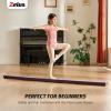 imageZELUS 8 Folding Gymnastics Balance Beam Floor Balance Beam wCarry Handles AntiSlip Base for Kids Beginners ampamp Professional GymnastsPurple