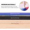 imageZELUS 8 Folding Gymnastics Balance Beam Floor Balance Beam wCarry Handles AntiSlip Base for Kids Beginners ampamp Professional GymnastsRainbow