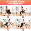 imageZELUS Ab Machine for Home Gym Core Strength Training Equipment for Home Fitness Ab Crunch Coaster with 4 Intensities and Digital Display Foldable Core Trainer for AbdominalAb Machine