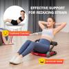 imageZELUS Ab Machine with Resistance Bands for Home Gym 2 in 1 Ab Workout Equipment with Rebound Assist 4 Intensities Core Strength Trainer Whole Body Exercise Fitness Equipment for Home WorkoutsRed