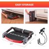 imageZELUS Ab Machine with Resistance Bands for Home Gym 2 in 1 Ab Workout Equipment with Rebound Assist 4 Intensities Core Strength Trainer Whole Body Exercise Fitness Equipment for Home WorkoutsRed