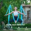 imageZELUS Aerial Yoga Swing Sling Strong Yoga Hammock Kit Set Trapeze Inversion Equipment Include 2 Extensions Straps and Ceiling Mounting KitBlue