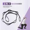 imageZELUS Aerial Yoga Swing Sling Strong Yoga Hammock Kit Set Trapeze Inversion Equipment Include 2 Extensions Straps and Ceiling Mounting KitPurple and White
