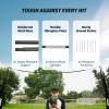 image12x9ft  16x10ft Barricade Backstop Net Ball Sports Barrier Practice Net for Baseball Softball Lacrosse Soccer Basketball and More12x9 ft  Black