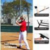 image12x9ft  16x10ft Barricade Backstop Net Ball Sports Barrier Practice Net for Baseball Softball Lacrosse Soccer Basketball and More12x9 ft  Black