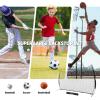 image12x9ft  16x10ft Barricade Backstop Net Ball Sports Barrier Practice Net for Baseball Softball Lacrosse Soccer Basketball and More12x9 ft  Black
