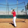 image12x9ft  16x10ft Barricade Backstop Net Ball Sports Barrier Practice Net for Baseball Softball Lacrosse Soccer Basketball and More16x10 ft  Black