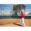 image12x9ft  16x10ft Barricade Backstop Net Ball Sports Barrier Practice Net for Baseball Softball Lacrosse Soccer Basketball and More16x10 ft  Red