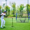 image77 Baseball Net with Tee Kit Portable Baseball Net for Hitting and Pitching Softball Net with Tee Carry Bag ampamp Weighted BaseballBlue