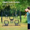 imageZELUS 7 x 7ft Football Trainer Throwing Net  Training Target Practice with 5 Targets  Great for Quarterback  Includes Carry BagBlack
