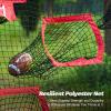 imageZELUS 7 x 7ft Football Trainer Throwing Net  Training Target Practice with 5 Targets  Great for Quarterback  Includes Carry BagRed