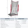 imageZELUS 7x4 ft Football Kicking Net Portable Football Throwing Net with Target Zone Attachment Sideline Training Tool for Kids Adults Punting Kicking Passing Snapping Practice Carry Bag Included