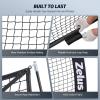 imageZELUS 7x7 ft Baseball Hitting and Pitching Net with Batting Tee 2 Strike Zone Large Ball Collection System Portable Softball Net with Carry Bag for All Skill LevelsBlack