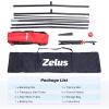 imageZELUS 7x7ft Baseball Net Baseball Softball Practice Net with Tee Baseballs and Carry Bag for Batting Hitting and PitchingNet and teeRed