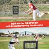imageZELUS 9Hole Pitching Net HeavyDuty Baseball Net with Authentic Strike Zone ampamp Detachable Stand Height Adjustable Baseball Training Net for Batting Pitching Hitting Softball Aid Equipment 353lb