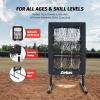 imageZELUS 9Hole Pitching Net HeavyDuty Baseball Net with Authentic Strike Zone ampamp Detachable Stand Height Adjustable Baseball Training Net for Batting Pitching Hitting Softball Aid Equipment 353lb