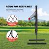 imageZELUS 9Hole Pitching Net Plus Baseball Net with Authentic Strike Zone for Outdoor ampamp Indoor Use Height Adjustable Baseball Training Net for Batting Pitching Hitting Softball Aid Equipment