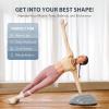 imageZELUS Balance Ball Trainer with Resistance Bands and Foot Pump Inflatable Yoga Ball for Home Gym Workouts 23 Inch Exercise Half Ball for Balance Training Core Strength Fitness More 330lb CapGrey