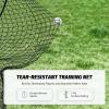 imageZELUS Baseball Net 7 ft x7 ft Softball Hitting ampamp Pitching with Carry Bag Ground Stakes Portable Backstop ampamp Bow Frame Training Equipment for All AgesBlack