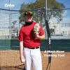 imageZELUS Baseball Net Kit with Baseball Tee and Sock Net 7x7ft Softball Baseball Training Equipment for Hitting and Batting Practice Portable Indoor Outdoor Pitching NetNet and ballBlack
