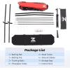 imageZELUS Baseball Net Kit with Baseball Tee and Sock Net 7x7ft Softball Baseball Training Equipment for Hitting and Batting Practice Portable Indoor Outdoor Pitching NetNet and ballRed
