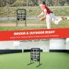 imageZELUS Baseball Net with Target Pockets Pitching Net with Strike Zone Portable Pitcher Trainer Net Height Adjustable Softball Baseball Training Equipment for Hitting and Pitching9 Hole