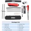 imageZELUS Baseball net and tee 5x5ft 7x7ft Baseball Net for Hitting and Pitching Portable Indoor Outdoor Batting Practice Net with Carry Bag Ball Caddy ampamp Baseballs7x7 Combo Red