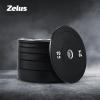 imageZELUS Bumper Plate Set Olympic Weight Plates Rubber Barbell Plates with Stainless Steel Inserts for Weight Lifting Strength Training Workout Olympic Barbell Weight Set 160lb