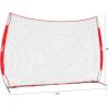 imageZELUS Collapsible Barricade Backstop Net 12x9 ft Net for Lacrosse Baseball Basketball Soccer Field Hockey and Softball Practice Barrier Portable Hitting Net for Backyard Park with Carry Bag