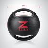 imageZELUS Medicine Ball with Dual Grip 1020 lbs Exercise Ball Weight Ball with Handles Textured Grip Exercise Ball Strength Training Core Workouts100 Pounds