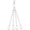 imageZELUS Punching Bag Hanger 304 Stainless Steel Heavy Bag Hanger with 150 lb Weight Capacity 4 Snap Hooks Heavy Duty Punching Bag Swivel Chain for Boxing MMA Heavy Bag Workouts