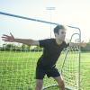 imageZELUS Soccer Goal 8 x 56 ft 2 in 1 Powder Coated Soccer Goal Frame with All Weather Net ampamp Detachable Target Goal Net for improving Skills