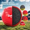 imageZELUS Weighted Baseball Set with Seams for Hitting Pitching 35 8 12 16 21 35 oz Plyometric Baseballs with Carry Bag