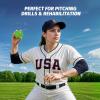 imageZELUS Weighted Baseball Set with Seams for Hitting Pitching 35 8 12 16 21 35 oz Plyometric Baseballs with Carry Bag