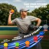imageZELUS Weighted Baseball Set with Seams for Hitting Pitching 35 8 12 16 21 35 oz Plyometric Baseballs with Carry Bag