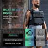 imageZELUS Weighted Vest 20lb30lb60lb Vest Adjustable Weights for Exercise Weight Vest for Men Workout Vest for Home Workouts Cardio Strength Training Weight Loss60lbIron Sandbags