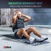 imageZELUS Weighted Vest 20lb30lb60lb Vest Adjustable Weights for Exercise Weight Vest for Men Workout Vest for Home Workouts Cardio Strength Training Weight Loss30lbIron Sandbags