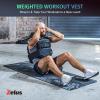 imageZELUS Weighted Vest 20lb30lb60lb Vest Adjustable Weights for Exercise Weight Vest for Men Workout Vest for Home Workouts Cardio Strength Training Weight Loss60lbIron Sandbags