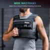 imageZELUS Weighted Vest 20lb30lb60lb Vest Adjustable Weights for Exercise Weight Vest for Men Workout Vest for Home Workouts Cardio Strength Training Weight Loss60lbIron Sandbags