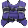 imageZELUS Weighted Vest 6lb8lb12lb16lb20lb25lb30lb Weight Vest with Reflective Stripe for Workout Strength Training Running Fitness Muscle Building Weight Loss WeightliftingViolet