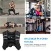 imageZELUS Weighted Vest 6lb8lb12lb16lb20lb25lb30lb Weight Vest with Reflective Stripe for Workout Strength Training Running Fitness Muscle Building Weight Loss WeightliftingBlack