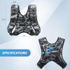 imageZELUS Weighted Vest 6lb8lb12lb16lb20lb25lb30lb Weight Vest with Reflective Stripe for Workout Strength Training Running Fitness Muscle Building Weight Loss WeightliftingGray Camo