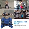imageZELUS Weighted Vest 6lb8lb12lb16lb20lb25lb30lb Weight Vest with Reflective Stripe for Workout Strength Training Running Fitness Muscle Building Weight Loss WeightliftingBlue