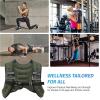imageZELUS Weighted Vest 6lb8lb12lb16lb20lb25lb30lb Weight Vest with Reflective Stripe for Workout Strength Training Running Fitness Muscle Building Weight Loss WeightliftingGreen