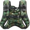 imageZELUS Weighted Vest 6lb8lb12lb16lb20lb25lb30lb Weight Vest with Reflective Stripe for Workout Strength Training Running Fitness Muscle Building Weight Loss WeightliftingGreen Camo